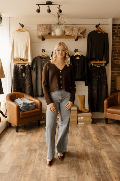 Libby Cropped Cardigan