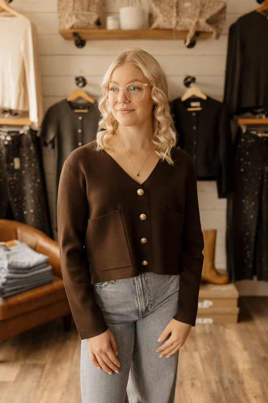 Libby Cropped Cardigan