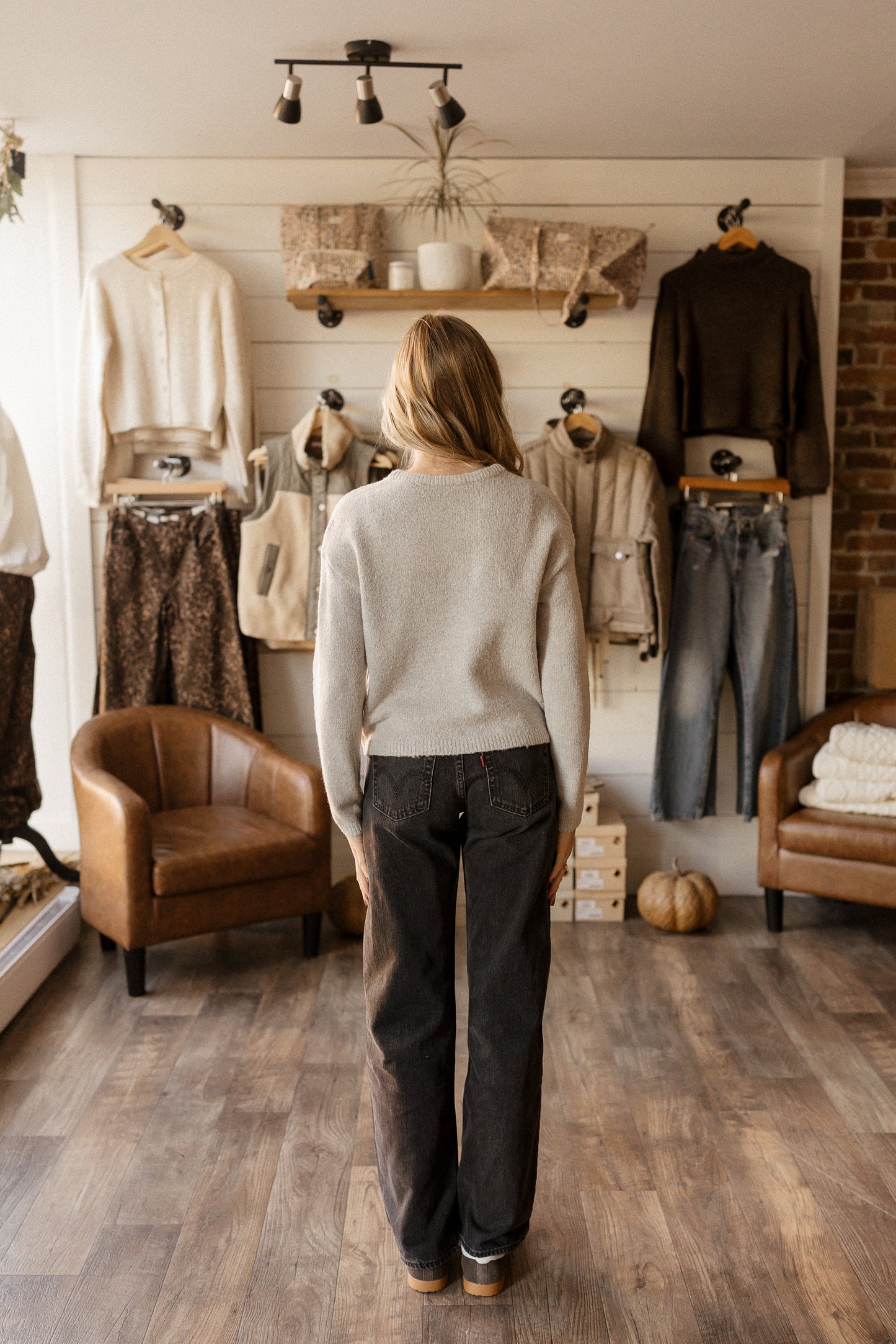 Bella | Crewneck Cardigan