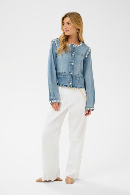Sio | Pearl Denim Jacket