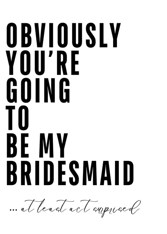 Bridesmaid | Card