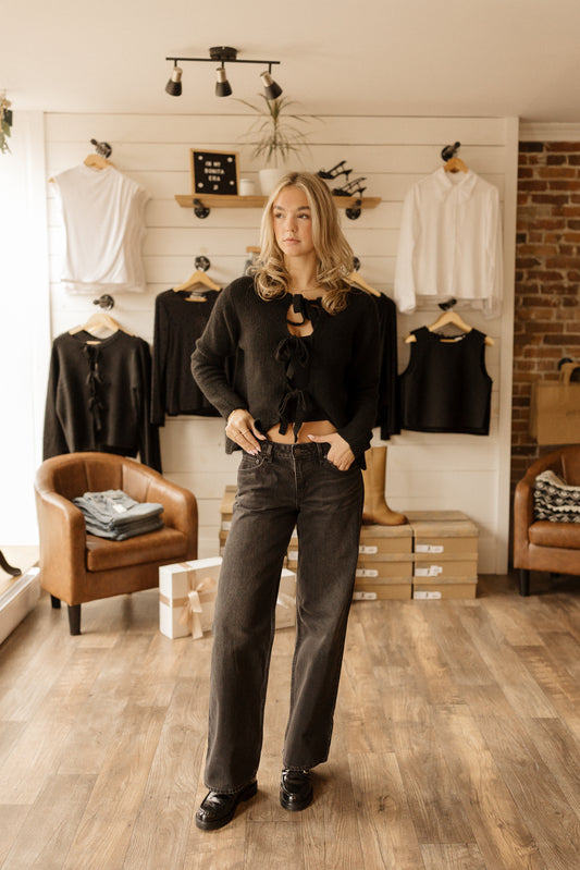 Rosanna | Bow Cardigan