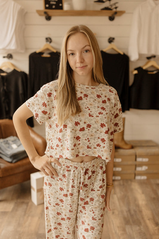Holiday Floral | PJ Set