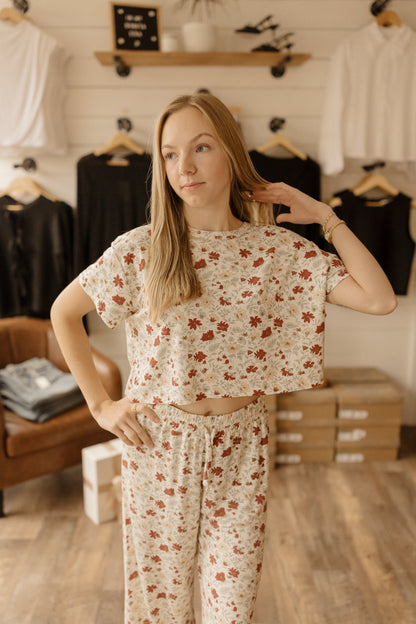 Holiday Floral | PJ Set