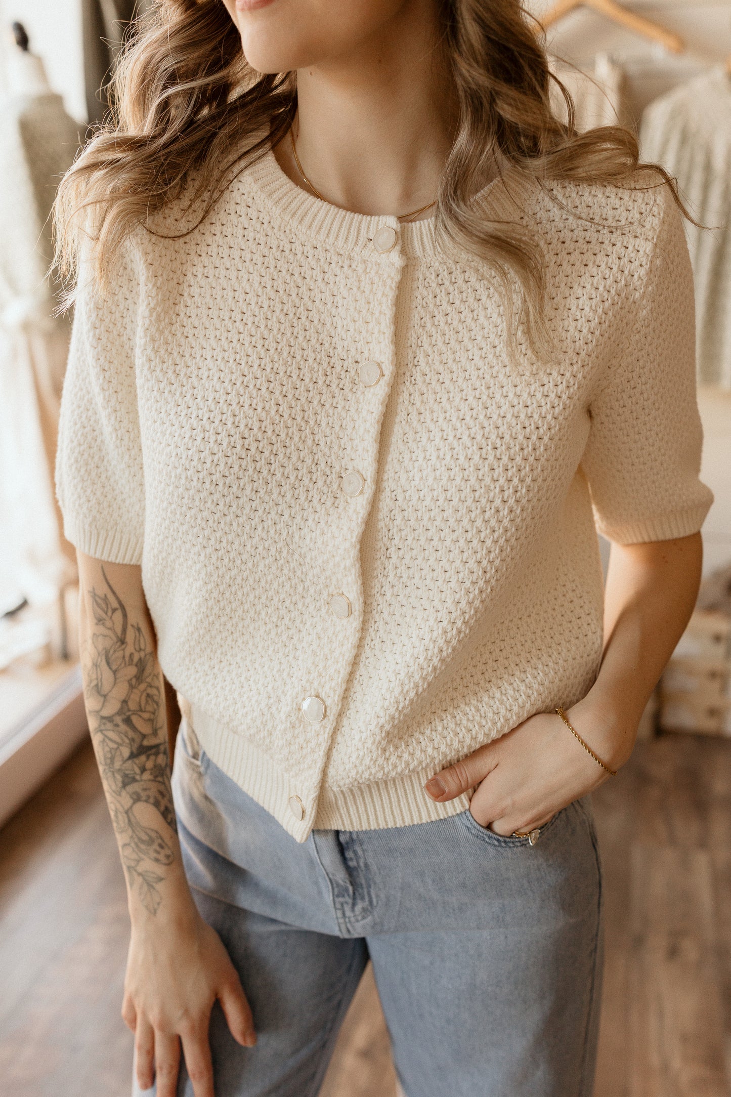 Aralyn | Tee Cardi