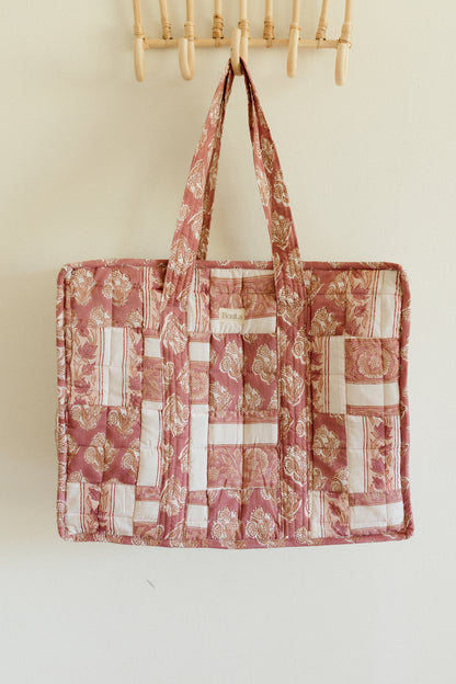 Bonita Patchwork Quilted XL Tote Bag