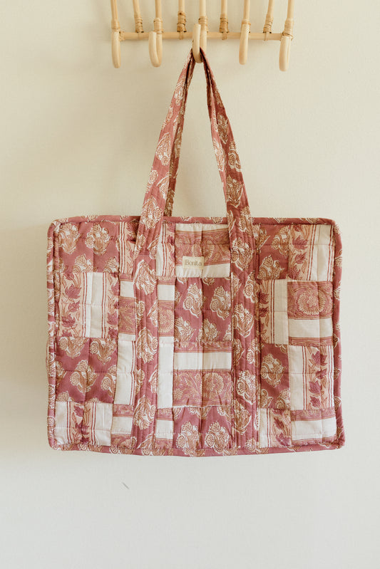 Bonita Patchwork Quilted XL Tote Bag