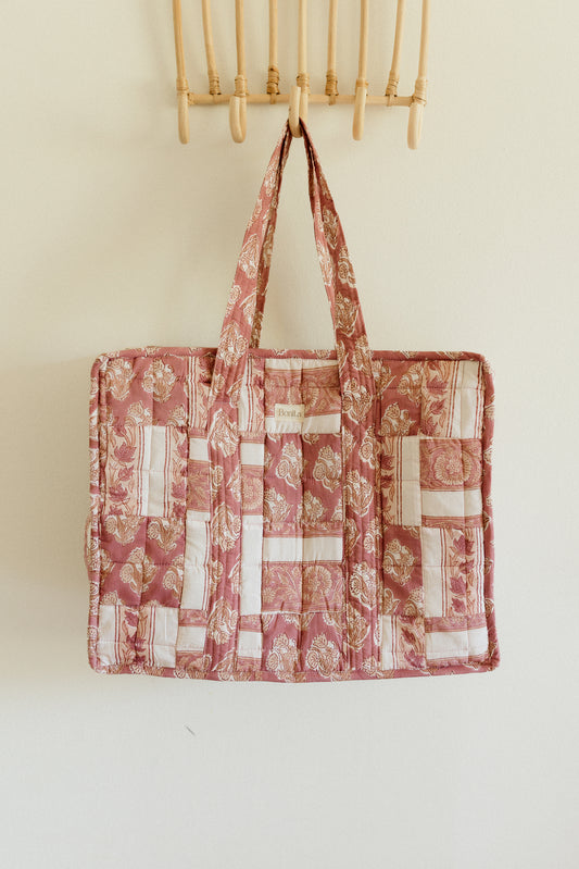 Bonita Patchwork Quilted XL Tote Bag