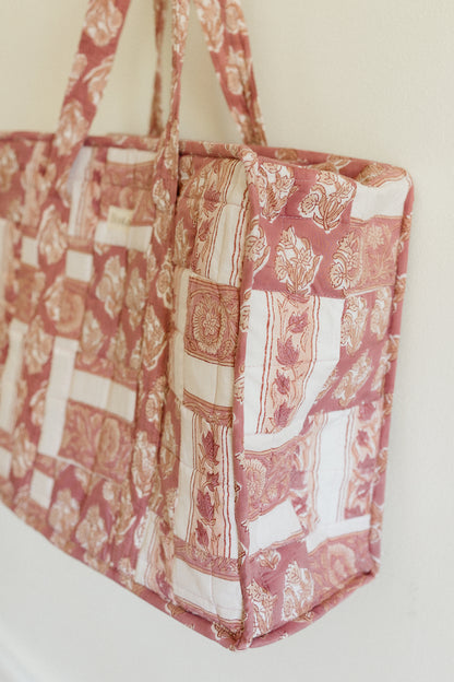 Bonita Patchwork Quilted XL Tote Bag