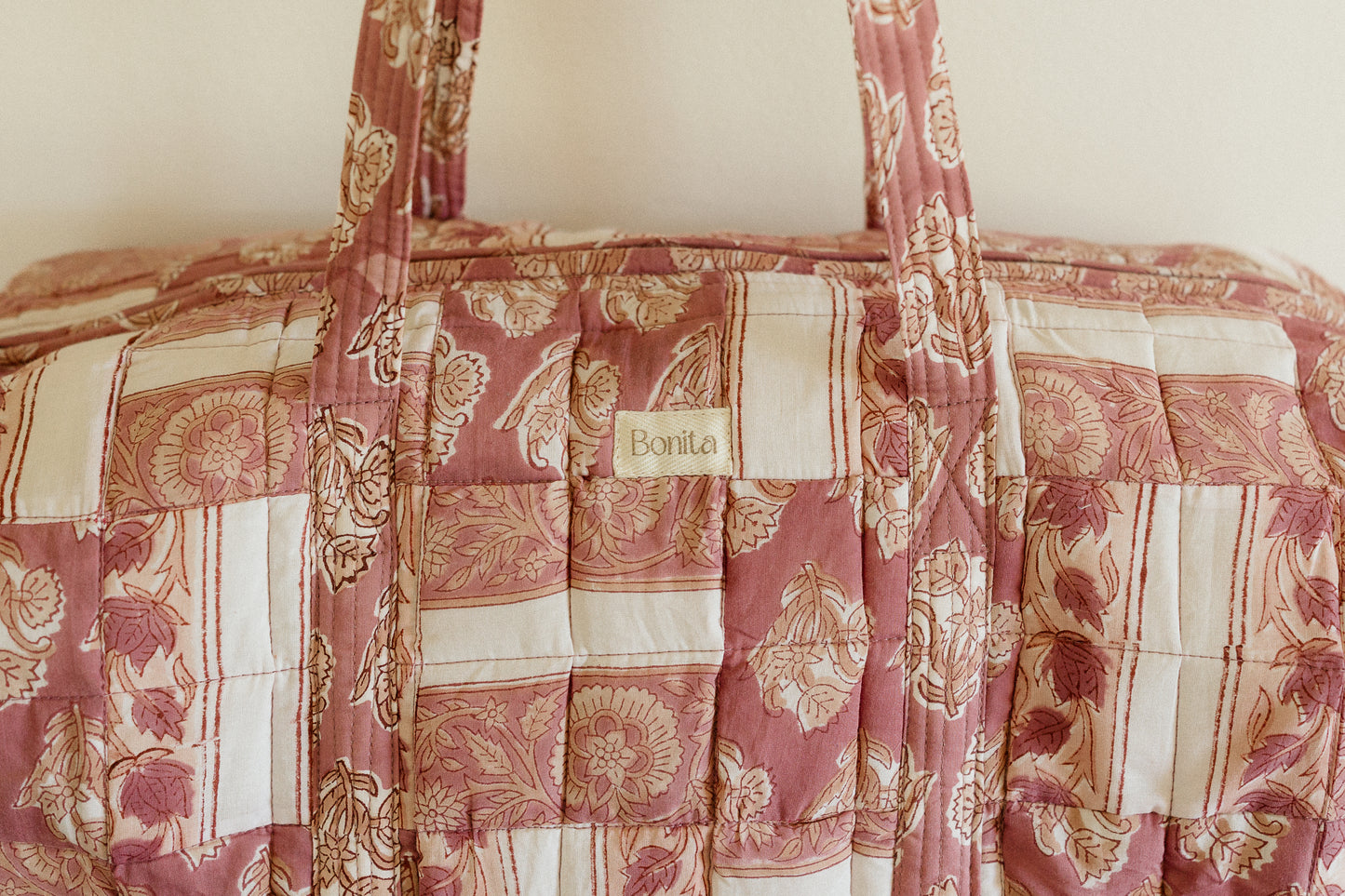 Bonita Patchwork Quilted Weekend Bag