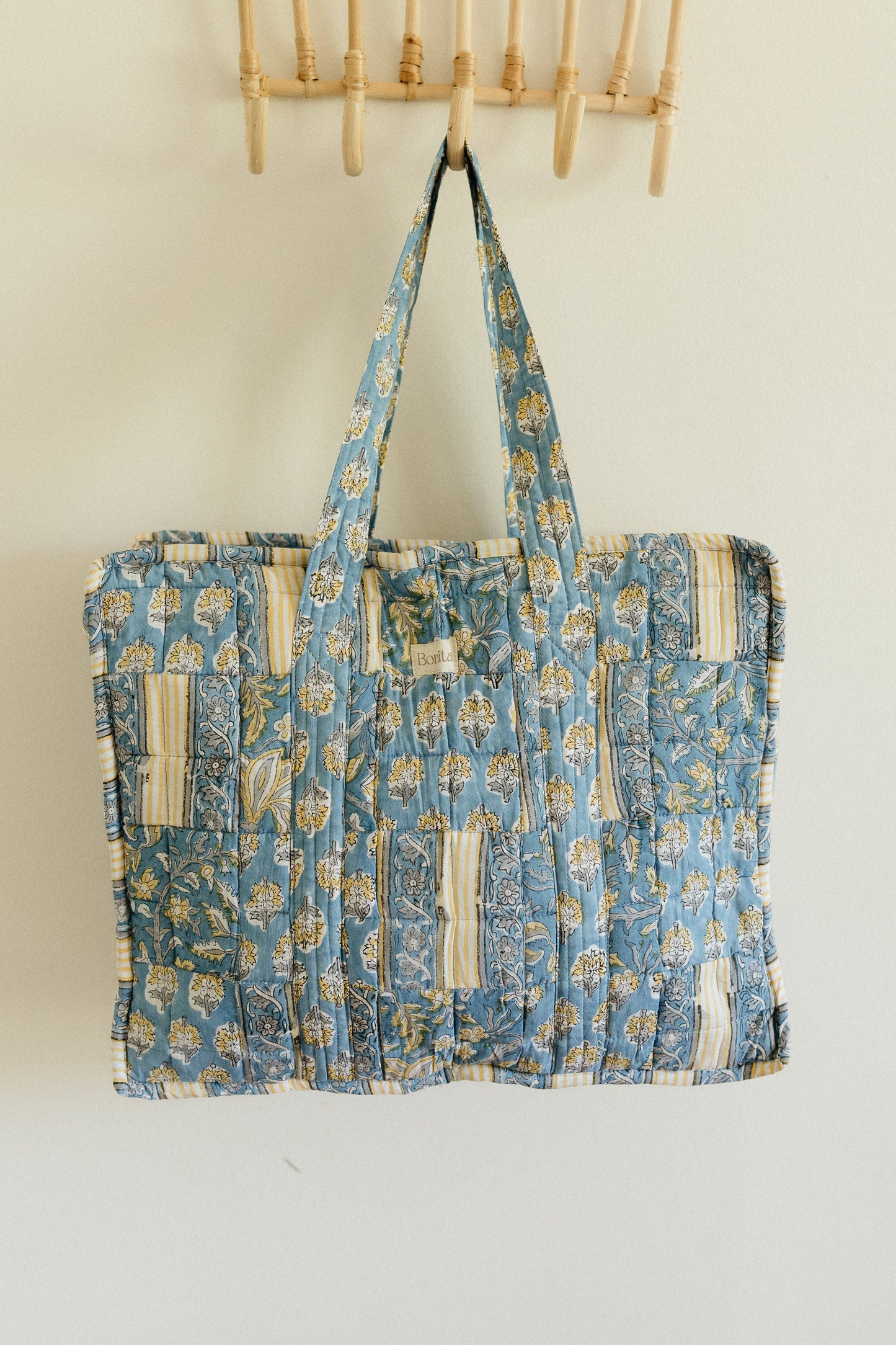 Bonita Patchwork Quilted XL Tote Bag