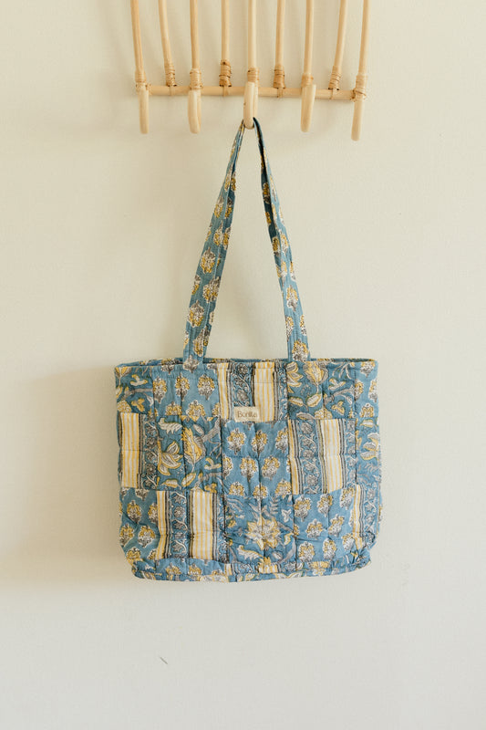 Bonita Patchwork Quilted Mini Tote Bag
