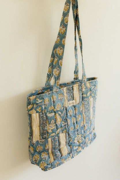 Bonita Patchwork Quilted Mini Tote Bag