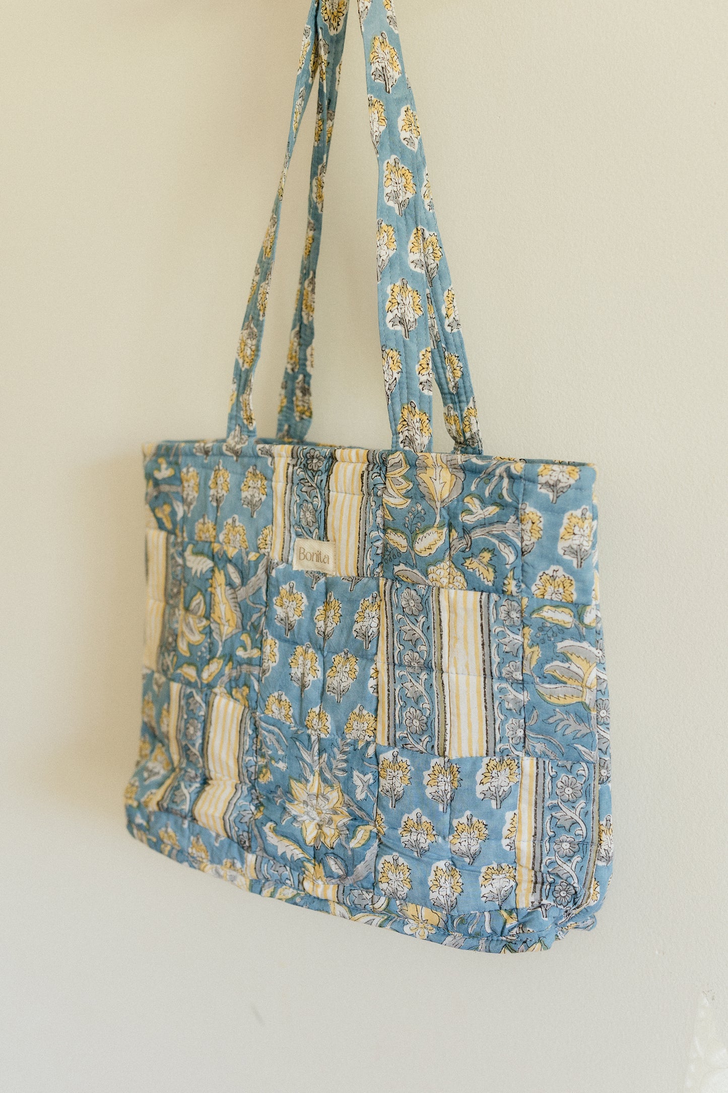 Bonita Patchwork Quilted Mini Tote Bag