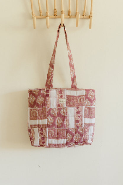 Bonita Patchwork Quilted Mini Tote Bag