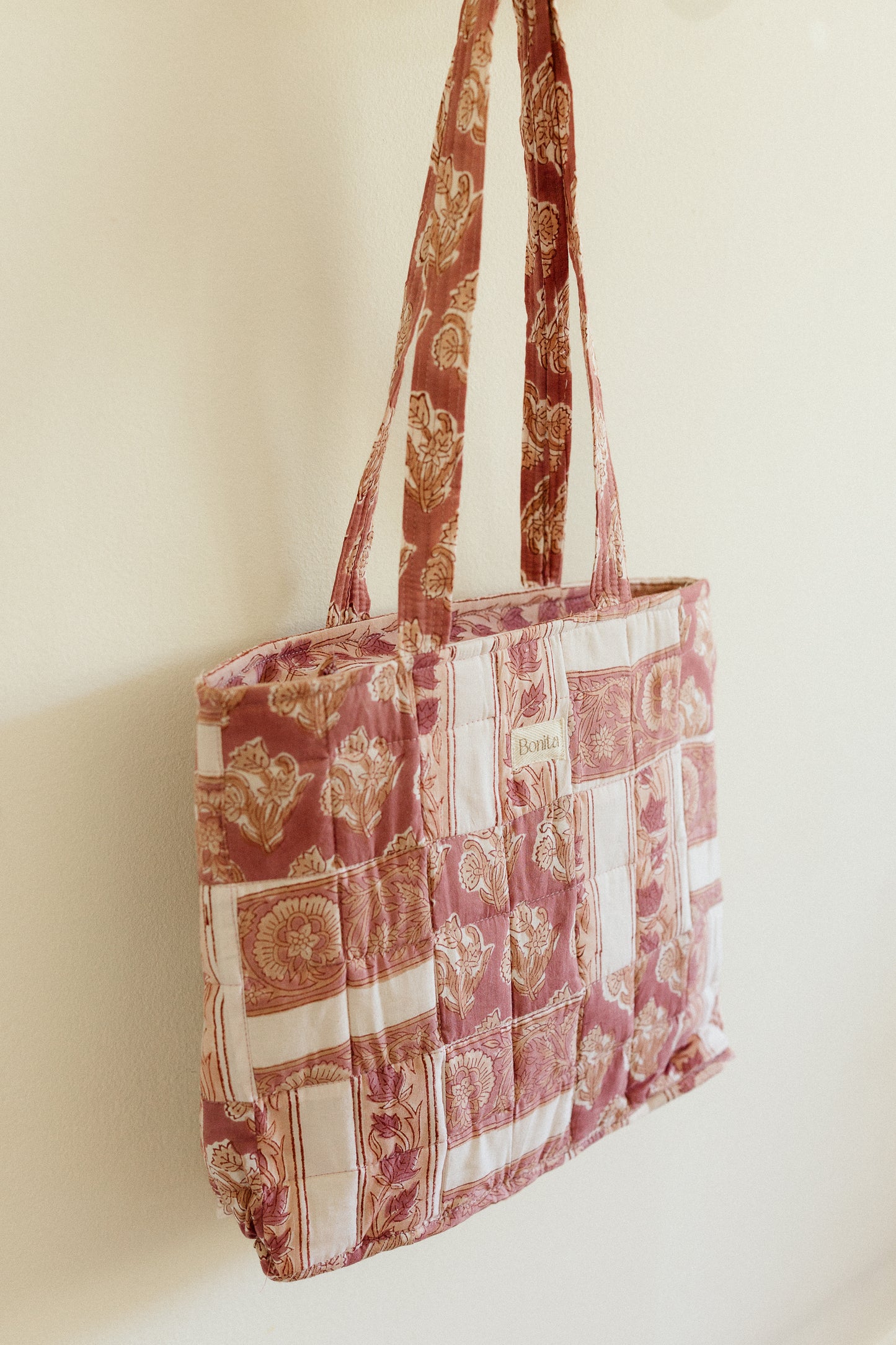 Bonita Patchwork Quilted Mini Tote Bag