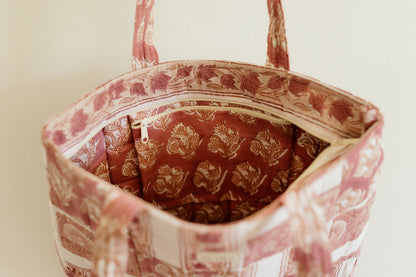 Bonita Patchwork Quilted Mini Tote Bag