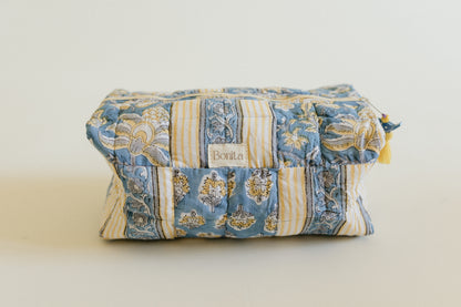 Bonita Patchwork Quilted MED Cosmetic Bag