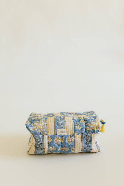 Bonita Patchwork Quilted MED Cosmetic Bag