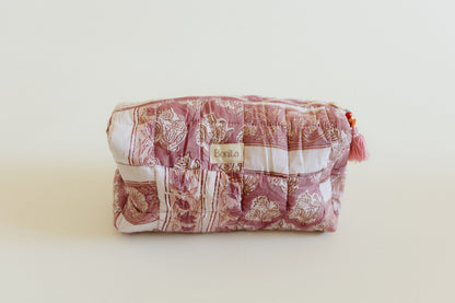 Bonita Patchwork Quilted MED Cosmetic Bag