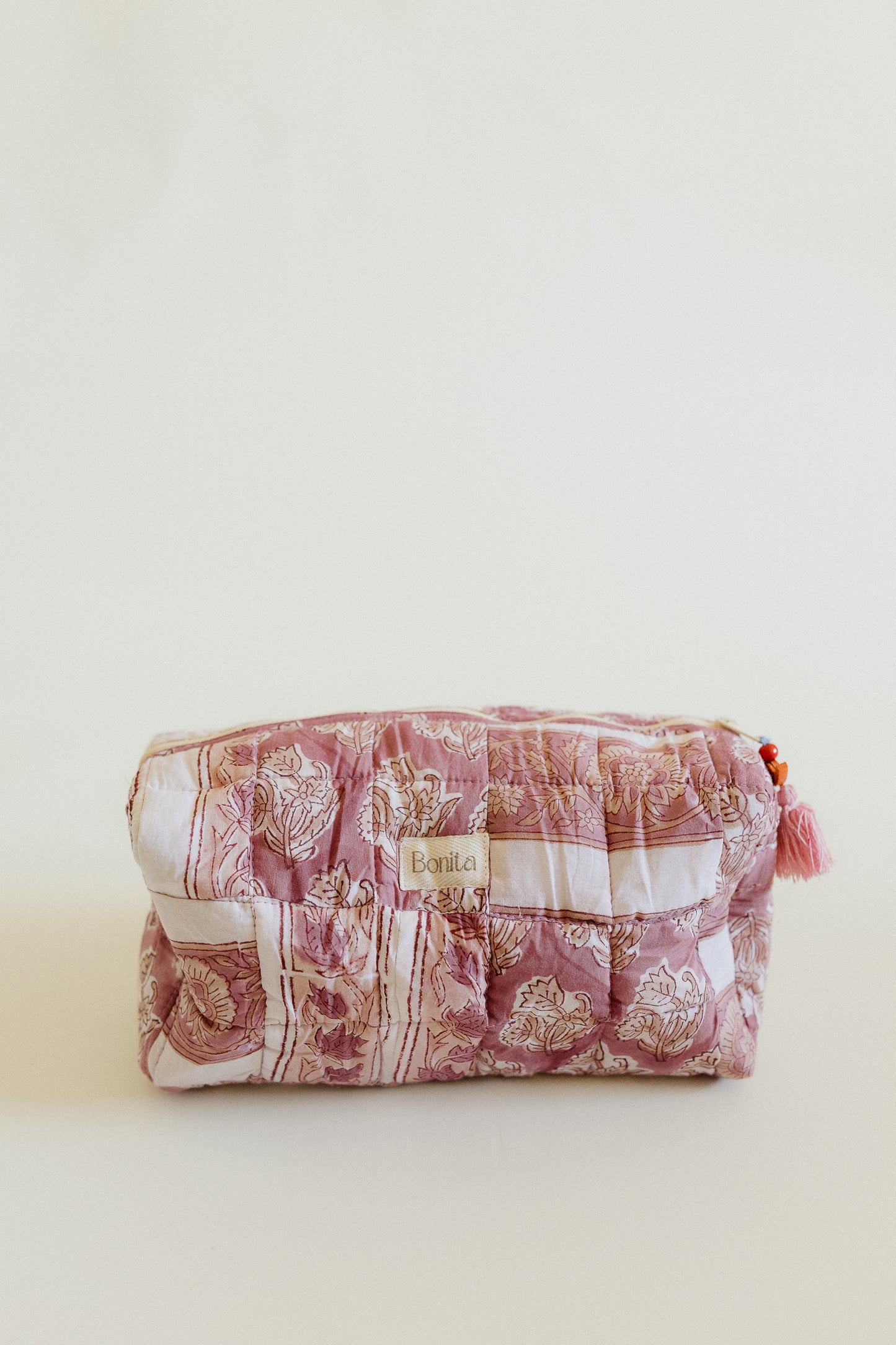 Bonita Patchwork Quilted MED Cosmetic Bag