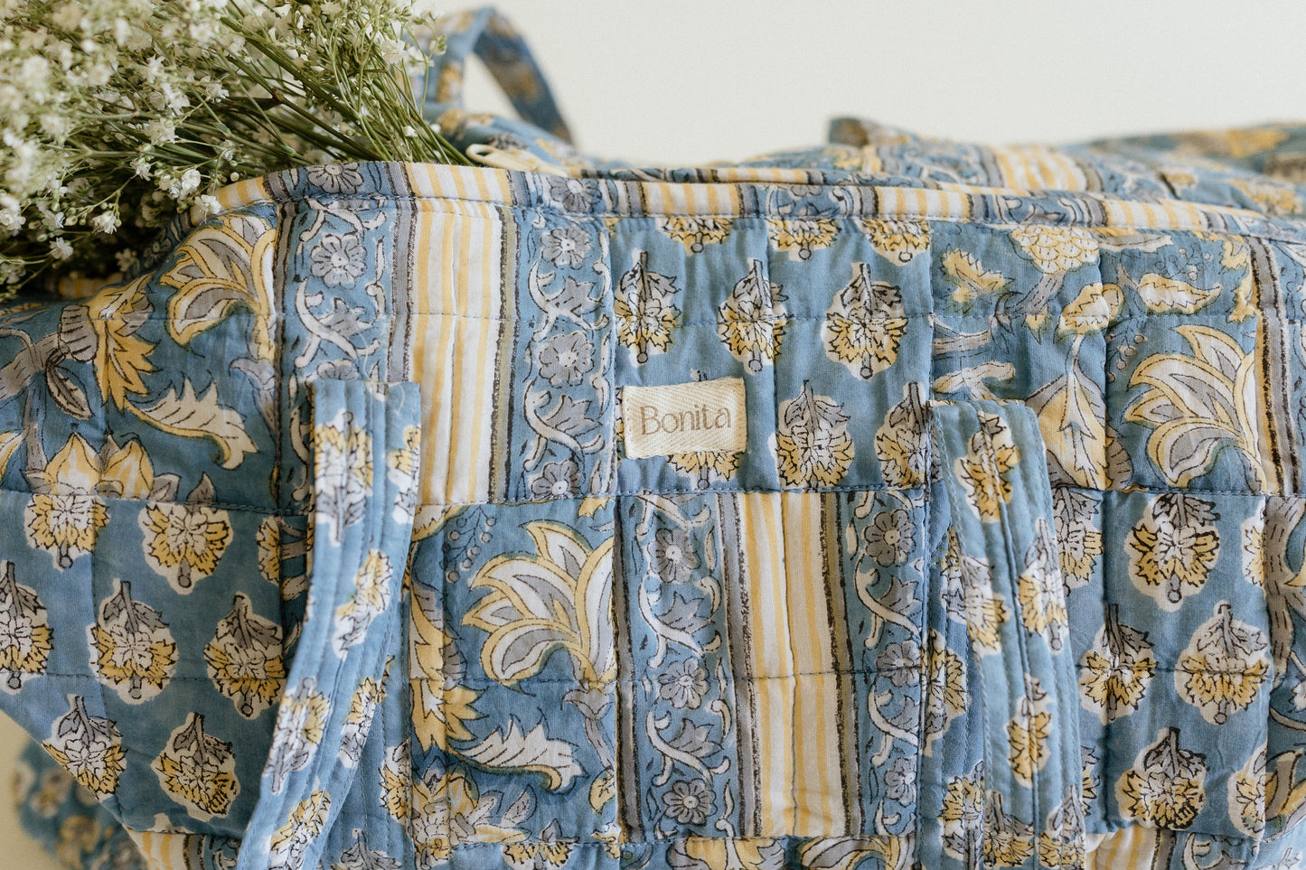 Bonita Patchwork Quilted Weekend Bag