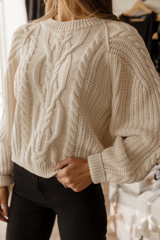 Frankie | Cable Knit Sweater