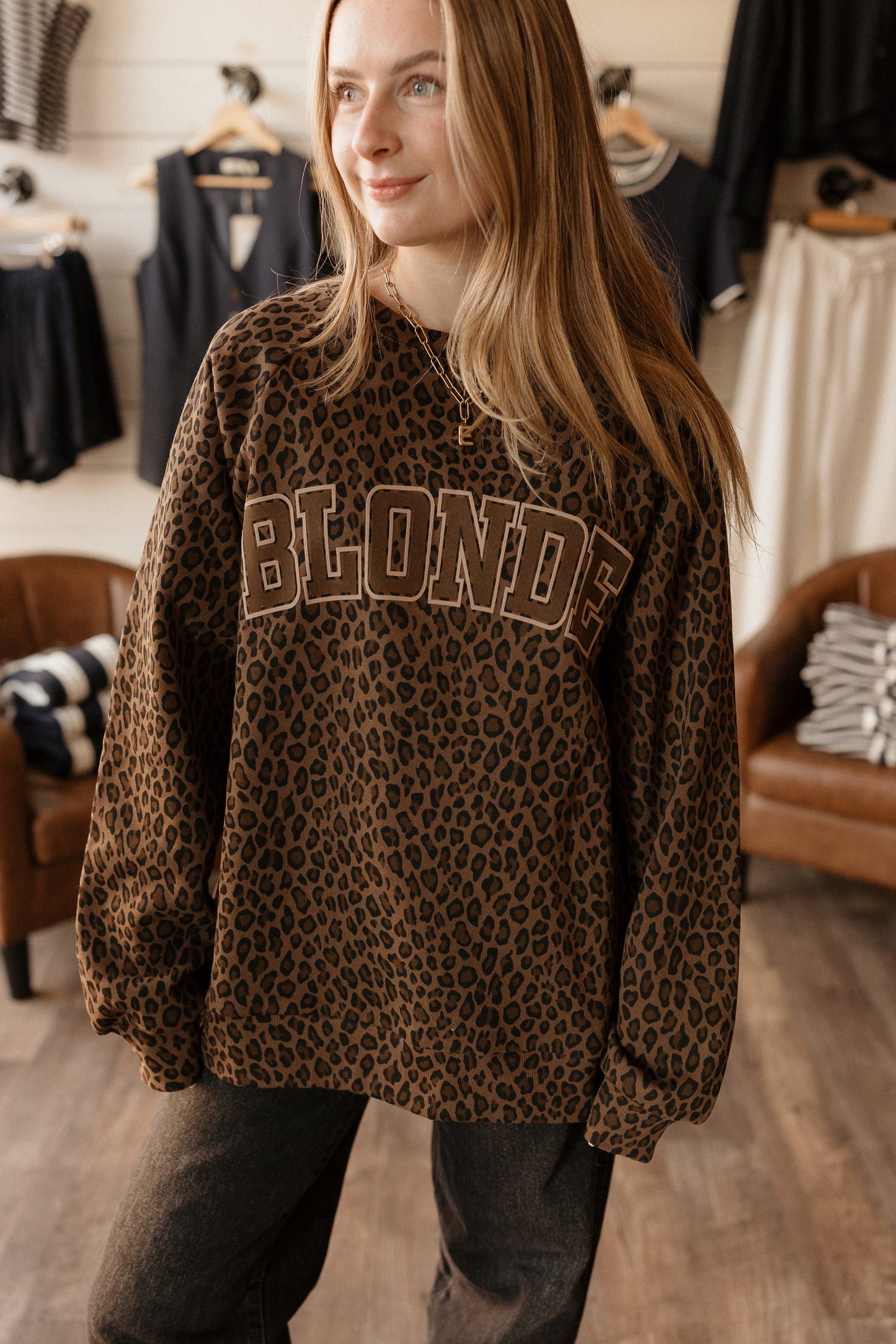 Varsity | Crewneck: Blonde + Brunette