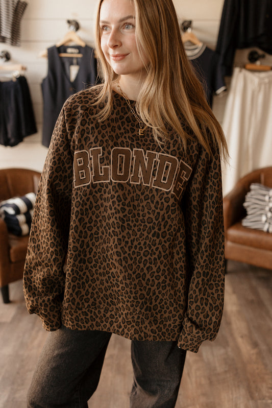 Varsity | Crewneck: Blonde + Brunette