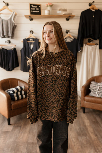 Varsity | Crewneck: Blonde + Brunette