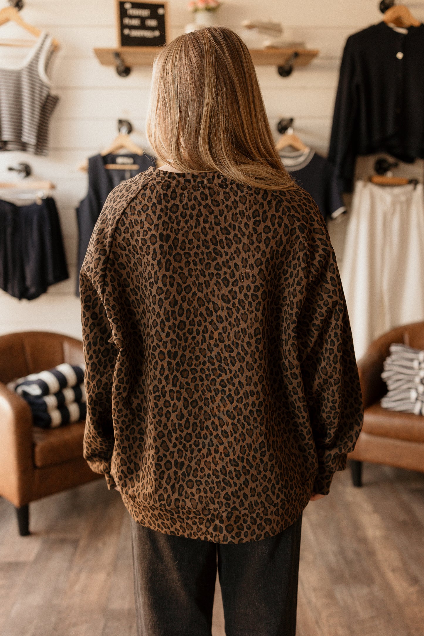 Varsity | Crewneck: Blonde + Brunette