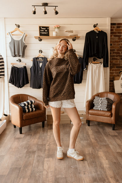 Varsity | Crewneck: Blonde + Brunette