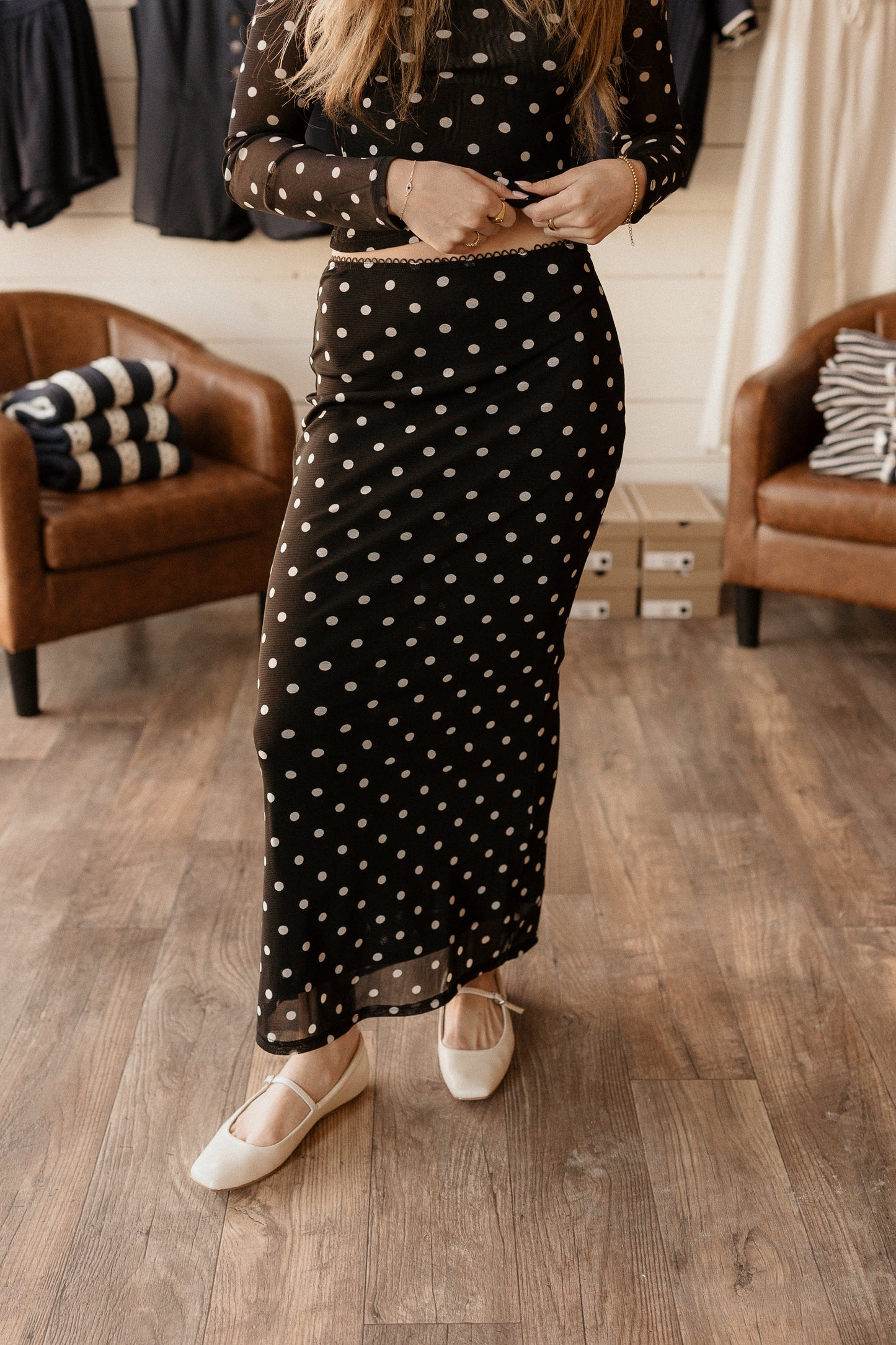 Mesh Wrap | Skirt