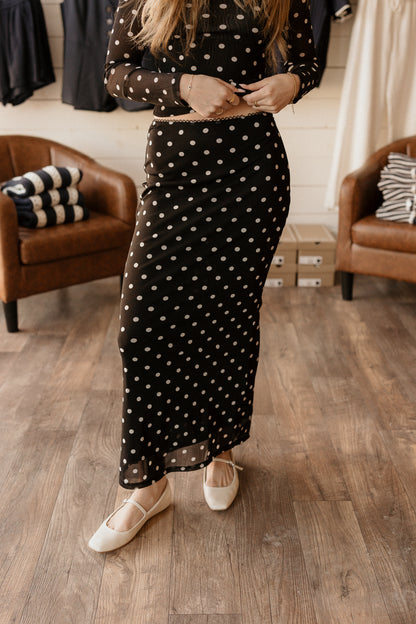 Mesh Wrap | Skirt