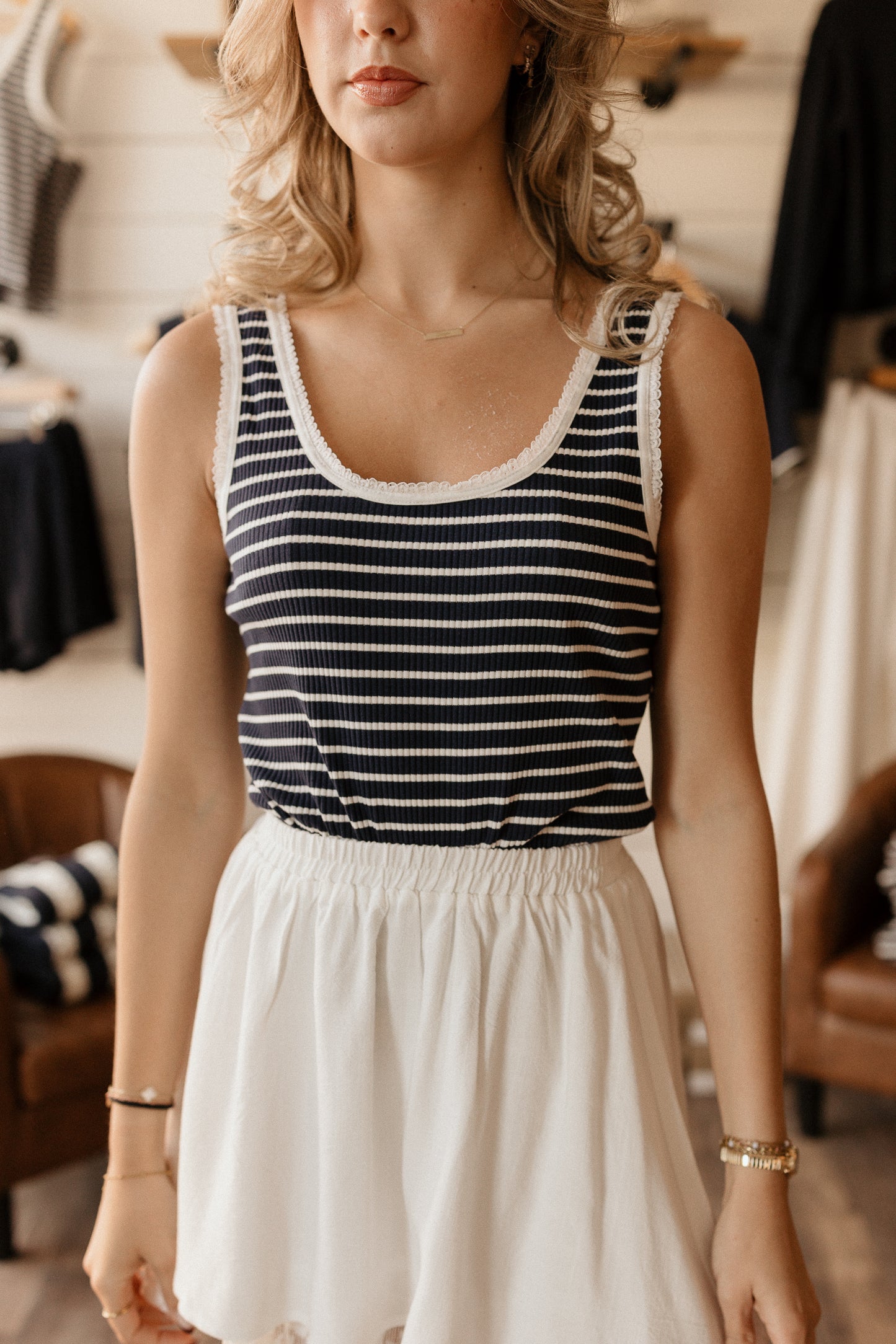 Selena | Striped Tank