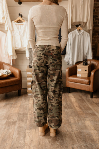 Super Low Loose Cargo | Camo Clove