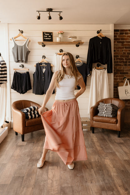 Kirra | Checked Skirt