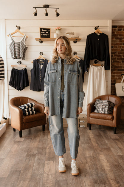 Shania Jacket | Vintage Blue