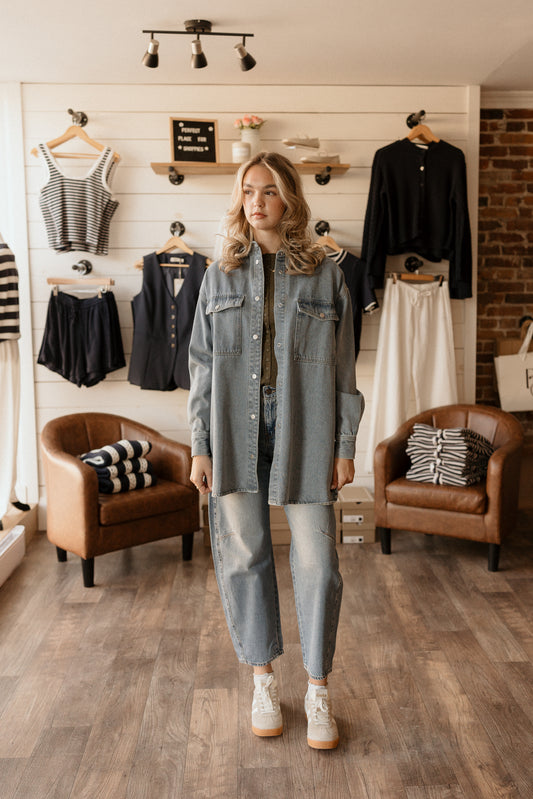 Shania Jacket | Vintage Blue