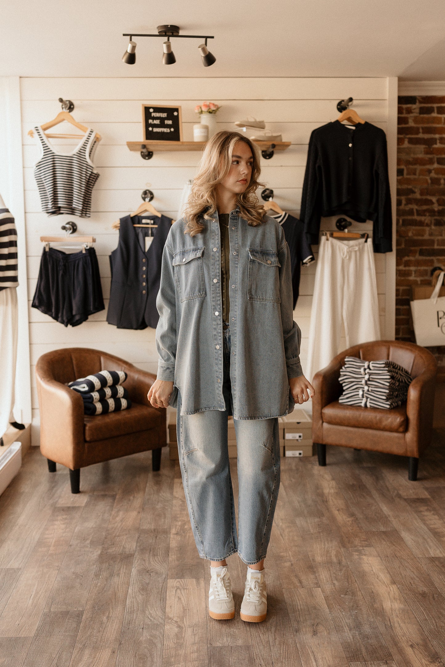 Shania Jacket | Vintage Blue