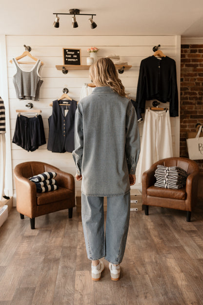 Shania Jacket | Vintage Blue