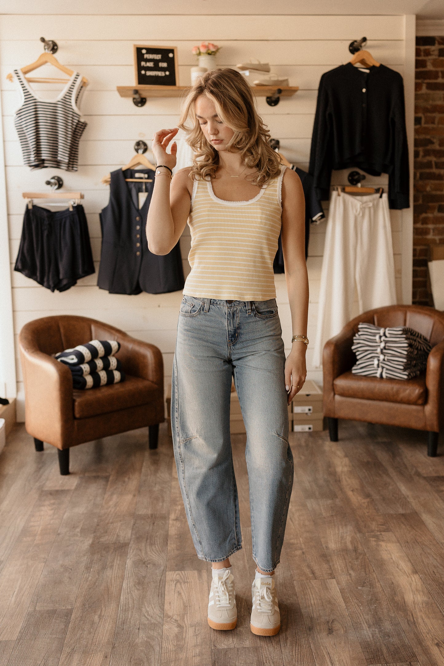 Selena | Striped Tank