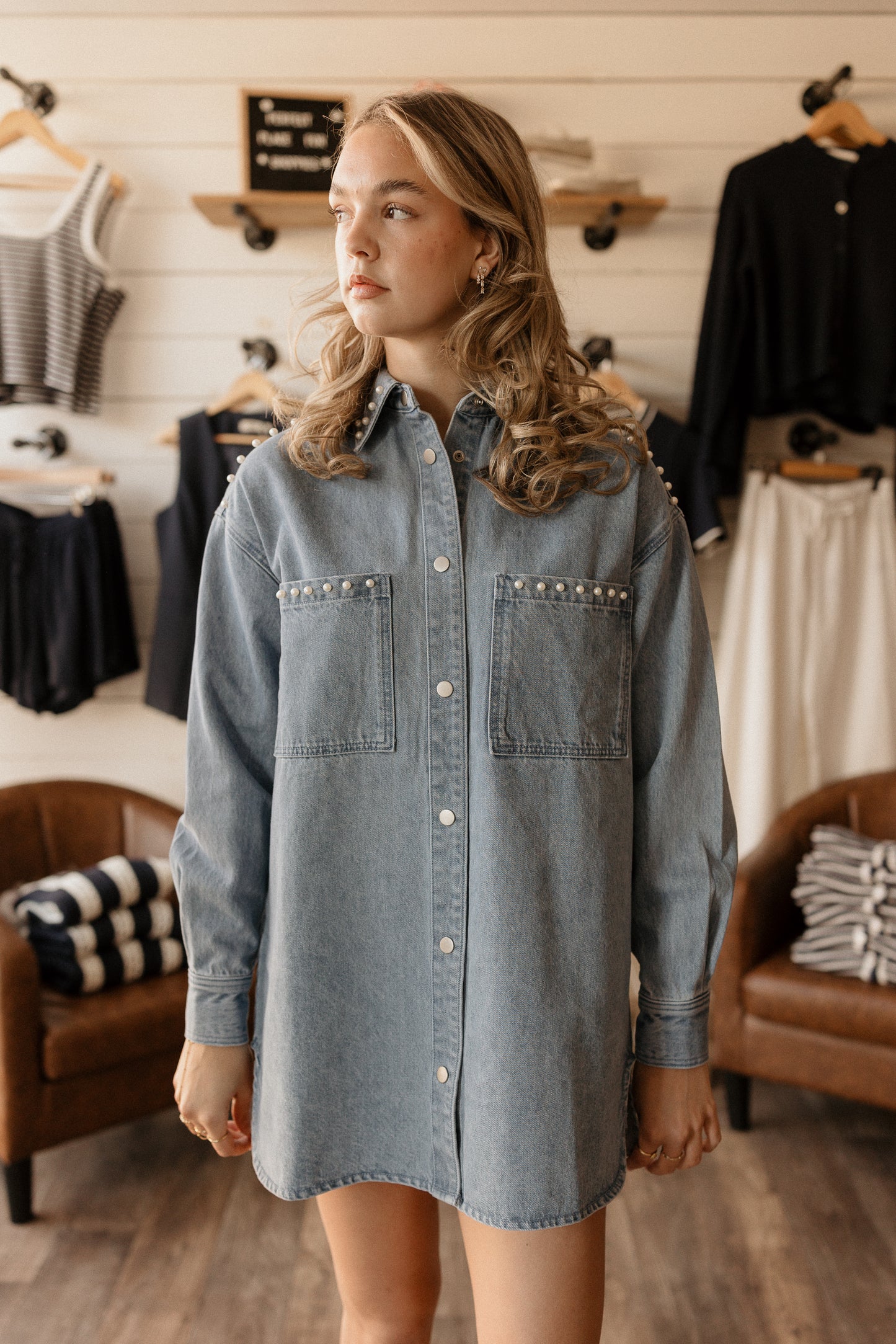 Shania Jacket | Vintage Blue