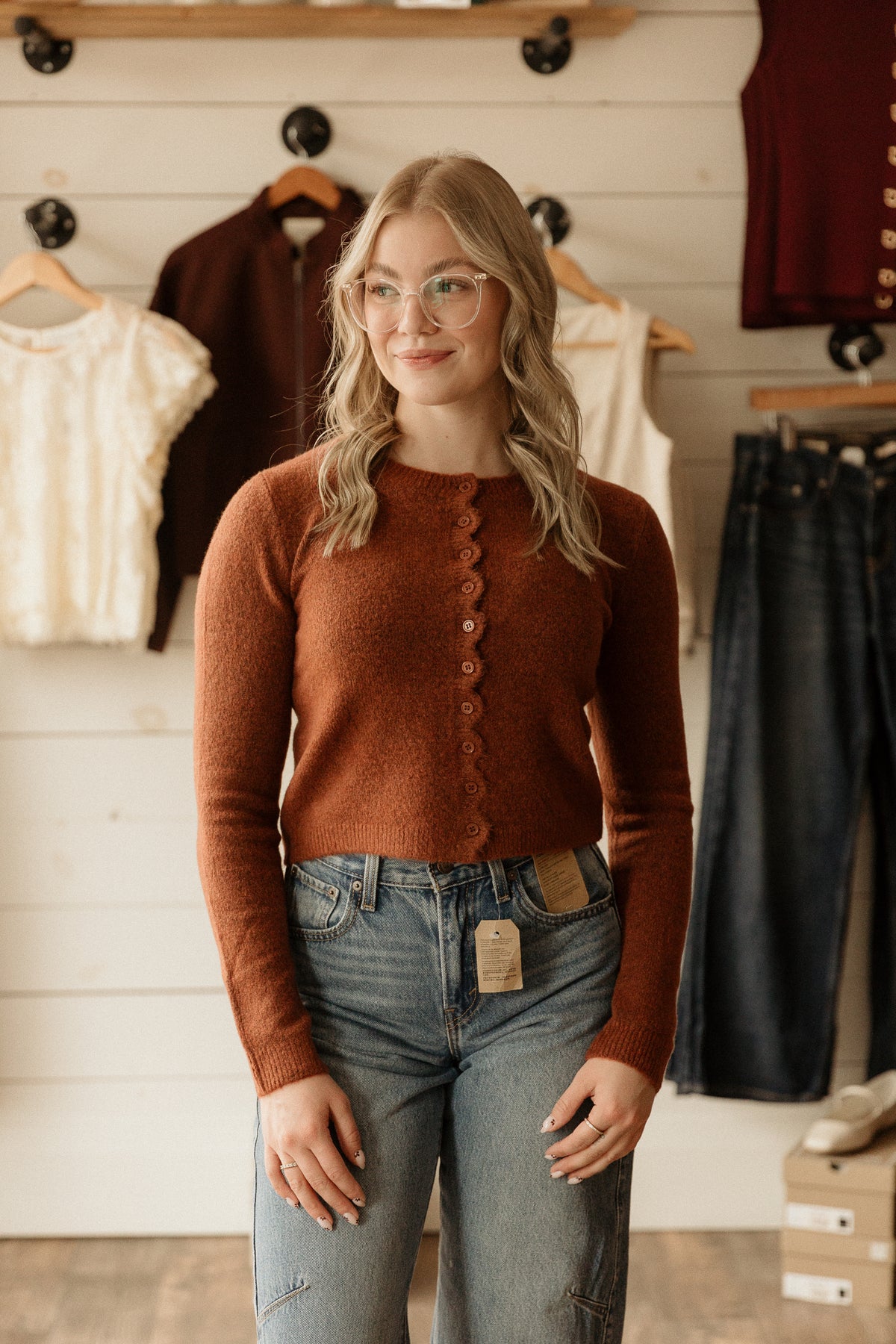 Belle Scallop | Cardigan