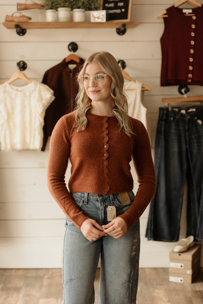 Belle Scallop | Cardigan