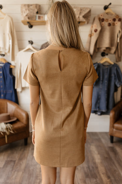 Mary | Suede Dress