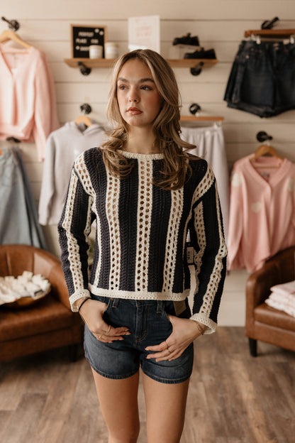 Ocean Stripe | Knit Sweater