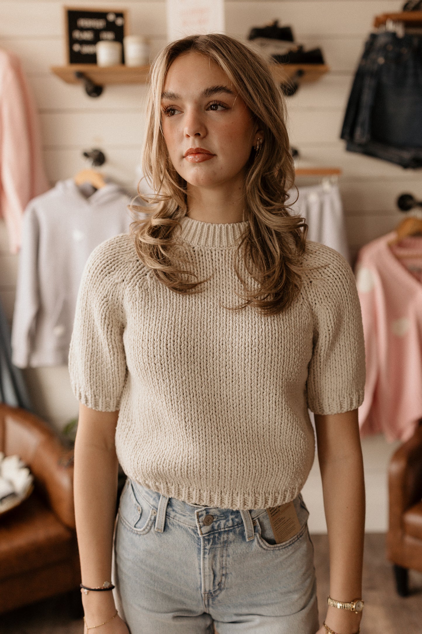 Shaina | Knit Tee