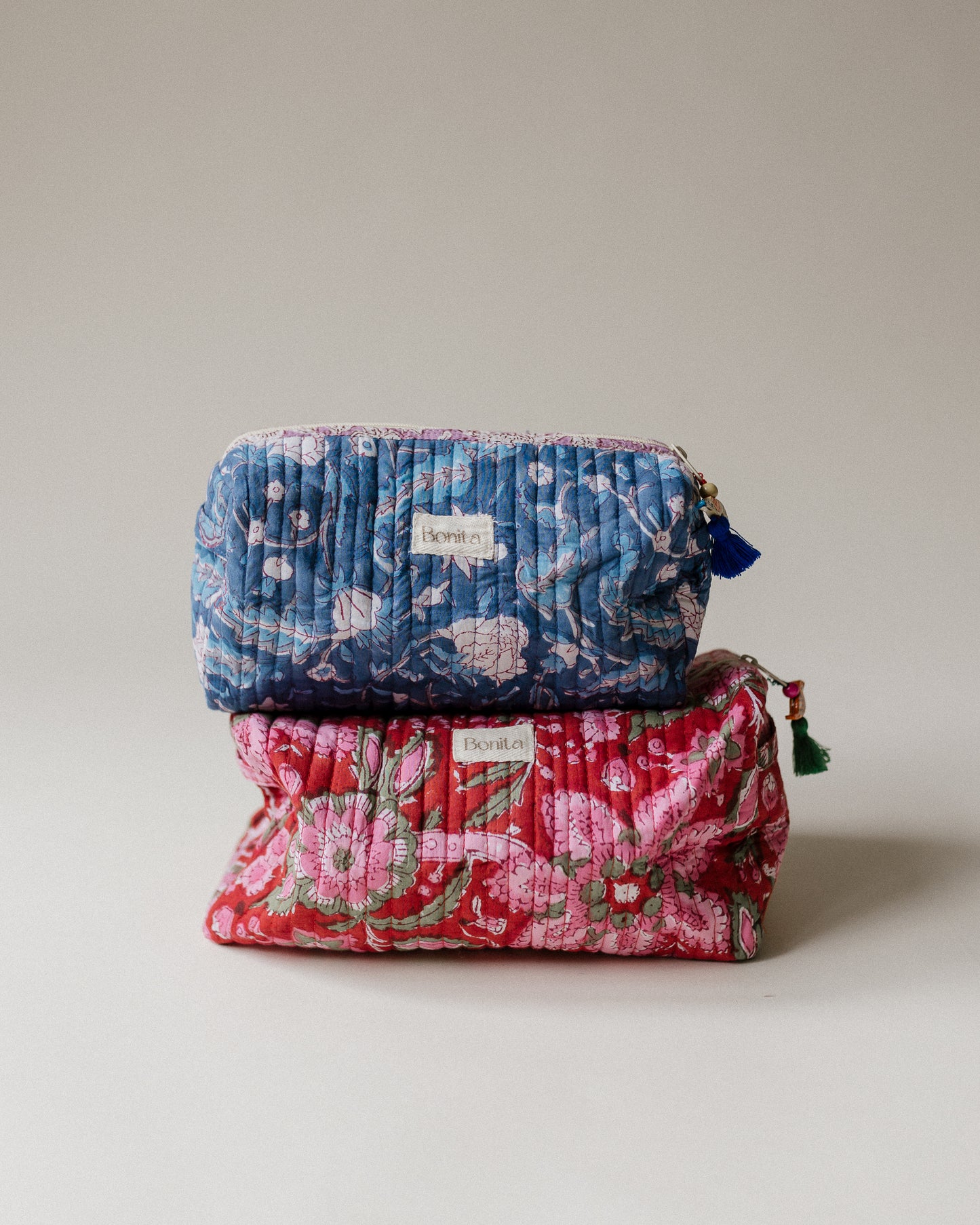 Bonita Quilted LRG Cosmetic Bag