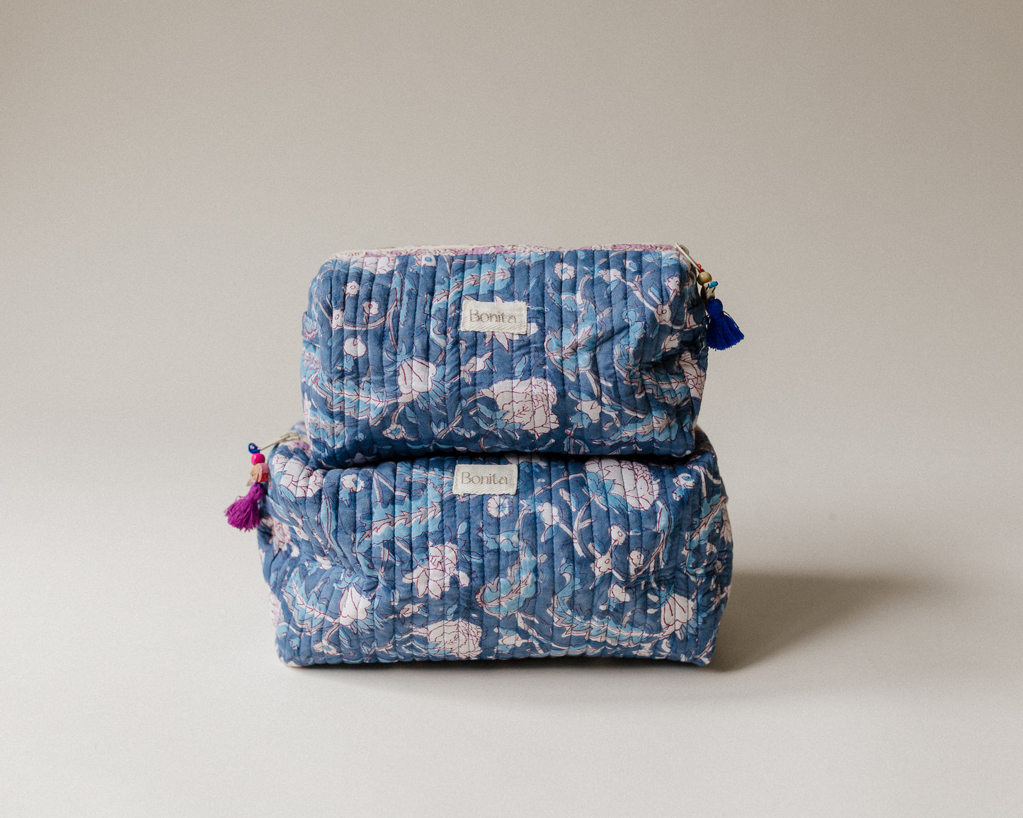 Bonita Quilted LRG Cosmetic Bag